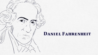 illustration of Daniel Fahrenheit