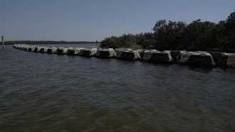 Barriers along the Florida coast
