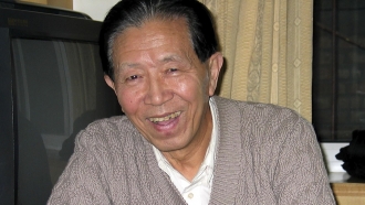 Military surgeon Jiang Yanyong  in 2004.