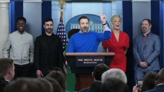 Cast of "Ted Lasso" at the White House.