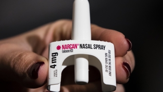 The overdose-reversal drug Narcan nasal spray