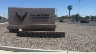 Nellis Air Force Base sign