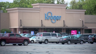 Kroger store and parking lot