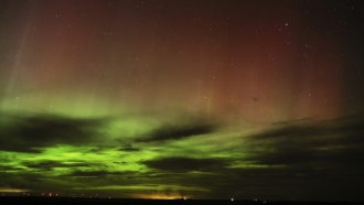 A solar storm triggered increased aurora activity on Earth this week