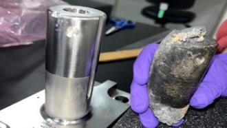 Piece of space junk examined by NASA