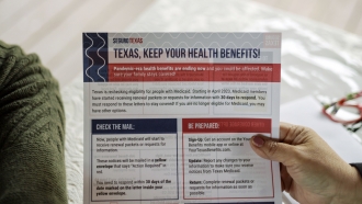 A health benefits flyer about changes to Medicaid eligibility.