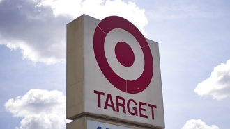 Target store sign.
