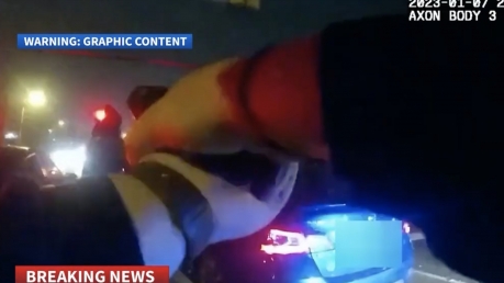 Footage from a Memphis police body cam