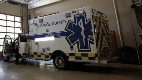An Orange County ambulance