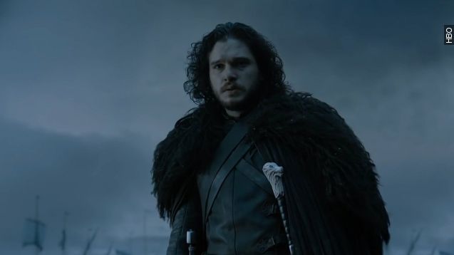 Kit Harington plays Jon Snow in a preview for the sixth season of "Game of Thrones."