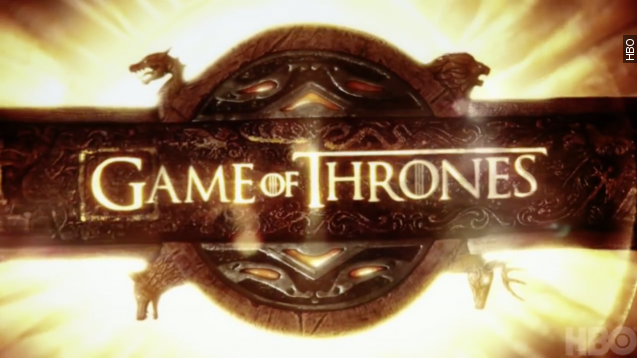 The opening title card for HBO's Game of Thrones