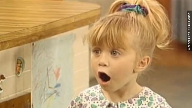 The original Michelle Tanner, played by both Mary-Kate and Ashley Olson.