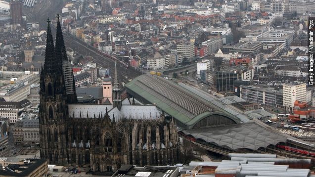 The famous cathedral of Cologne, Germany