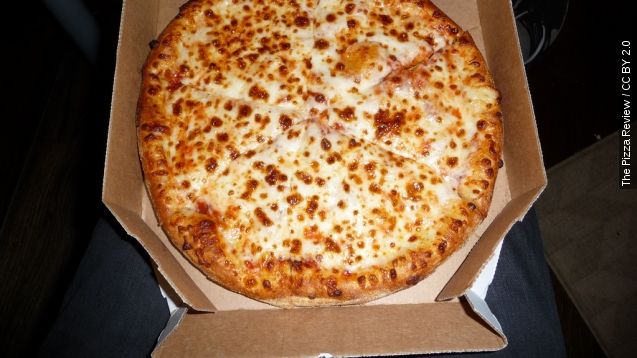 Pizza in box
