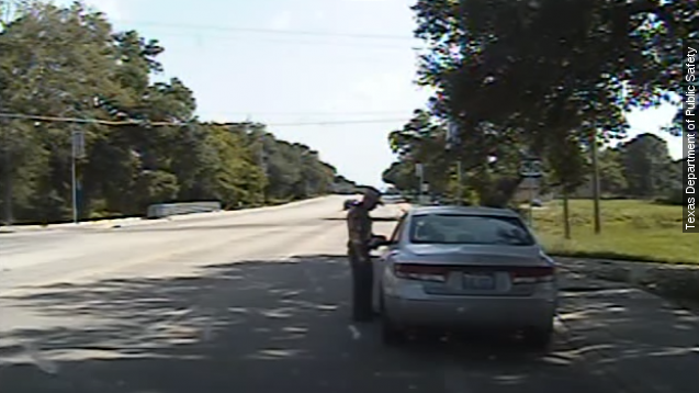 state trooper with sandra bland