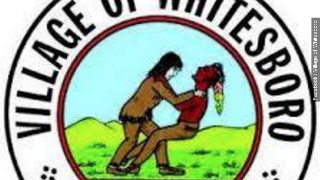 The town seal of Whitesboro, New York has drawn criticism, but residents voted to keep it.