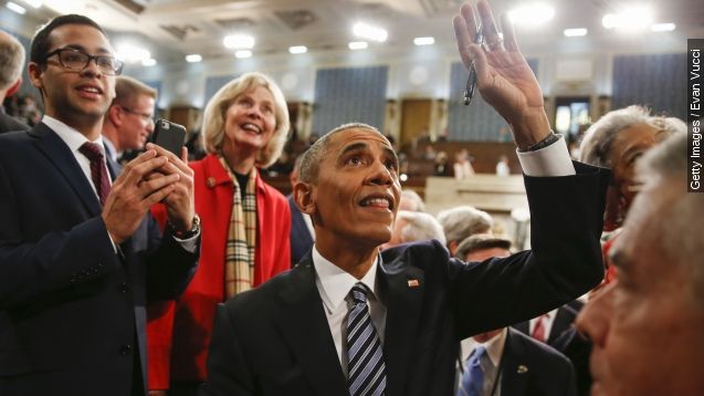 President Obama at the 2016 State of the Union