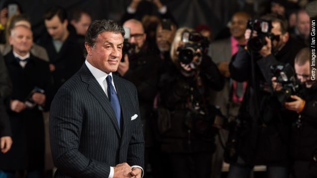 Sylvester Stallone at the European premiere of "Creed."