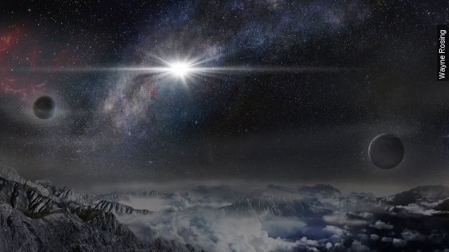An artist's rendition of supernova ASASSN-15lh