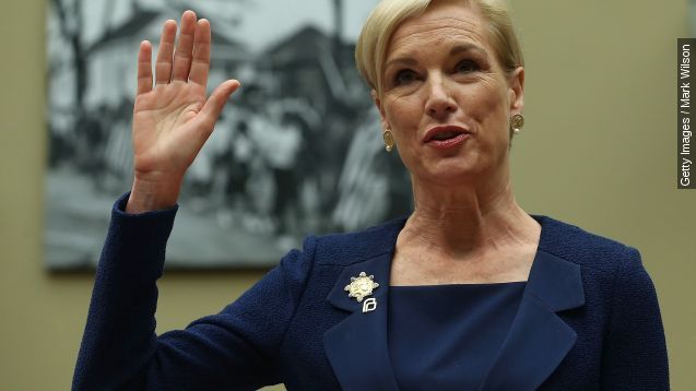 Planned Parenthood president Cecile Richards testifies before Congress.
