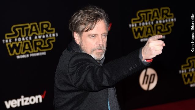 Actor Mark Hamill attends the premiere of Walt Disney Pictures and Lucasfilm's 'Star Wars: The Force Awakens' at the Dolby Theatre.