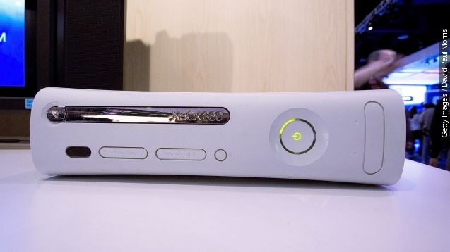 An Xbox 360 console