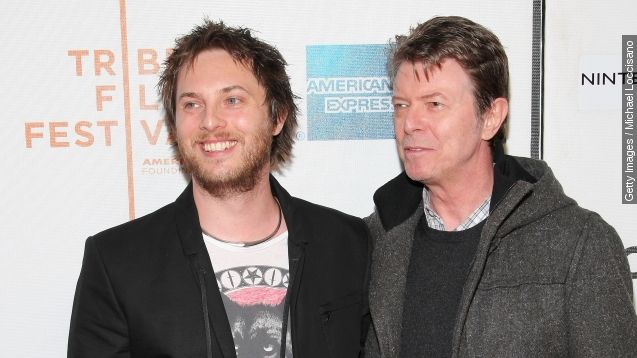Director Duncan Jones and father David Bowie attend the premiere of 'Moon' during the 2009 Tribeca Film Festival at BMCC Tribeca Performing Arts Center on April 30, 2009 in New York City. (