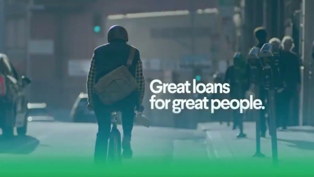 A SoFi ad with the text "Great loans for great people."