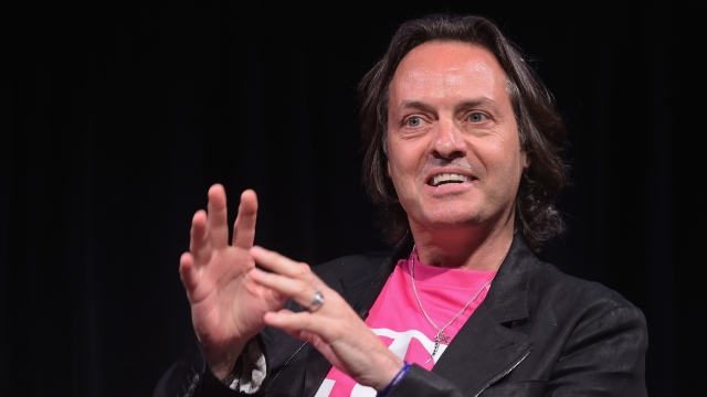 T-Mobile CEO John Legere takes part in a Q&A.
