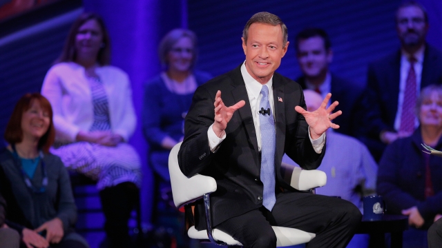 Democratic presidential candidate Martin O'Malley participates in a town hall forum hosted by CNN at Drake University on January 25, 2016 in Des Moines, Iowa.