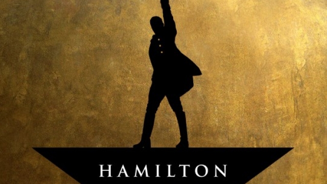 The logo for Broadway's "Hamilton."