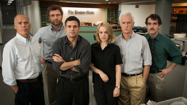 The cast of "Spotlight"