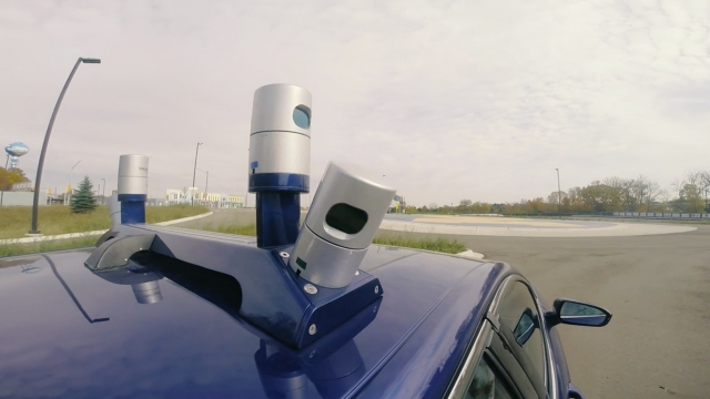 Ford test drives an autonomous car in Michigan.