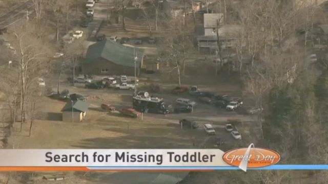 A scene from the search for Titus Tackett.