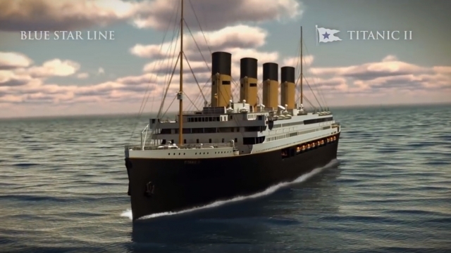 A mock-up picture of what the Titanic II will look like.