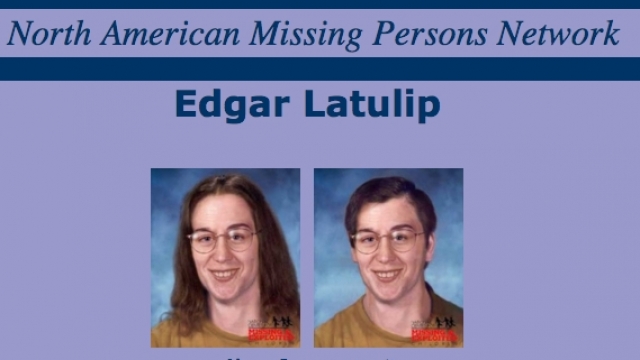 Edgar Latulip's Missing Person Page