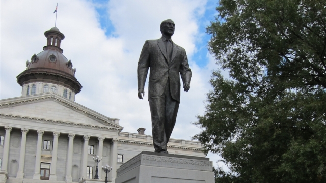 The Strom Thurmond statue in South Carolina.
