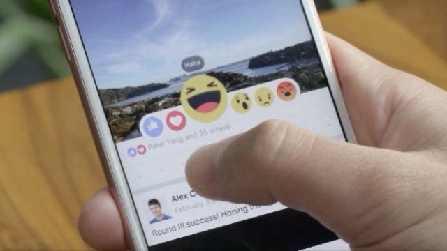 A look at Facebook's new feature called "Reactions."