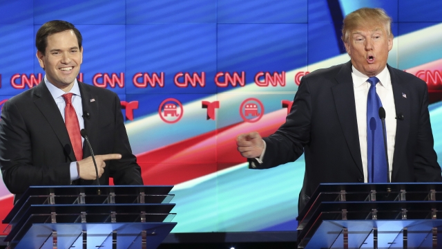 Rubio and Trump traded barbs at the Feb. 25th GOP debate.
