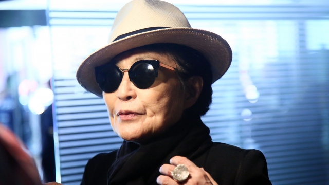 Yoko Ono attends 'Gasland Part II' World Premiere at the 2013 Tribeca Film Festival on April 21, 2013 in New York City.