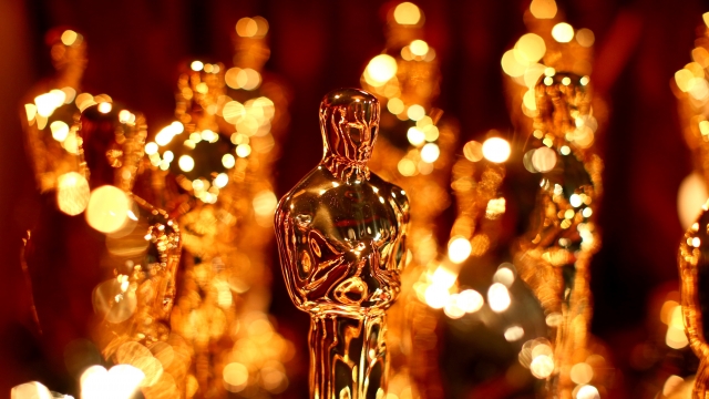 A general view of Oscar Statuettes backstage during the 87th Annual Academy Awards at Dolby Theatre on February 22, 2015 in Hollywood, California.