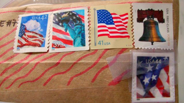 Starting April 10, stamps for 1-ounce letters will drop in price from 49 cents to 47 cents.