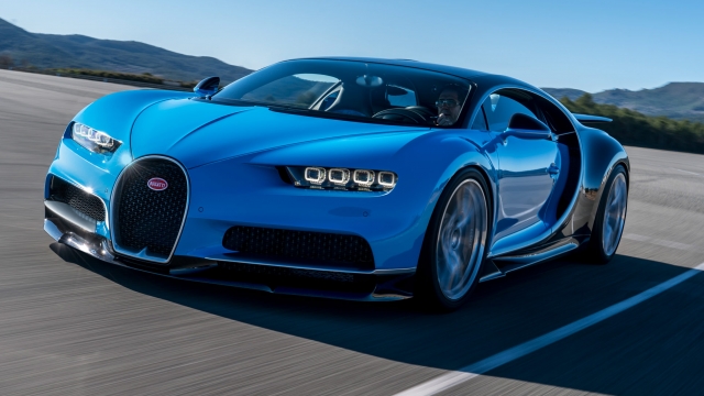 Photo of new Bugatti.