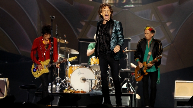 The Rolling Stones perform live at Adelaide Oval on October 25, 2014 in Adelaide, Australia.