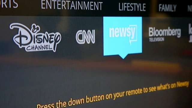 Newsy's app on Sling TV is pictured.