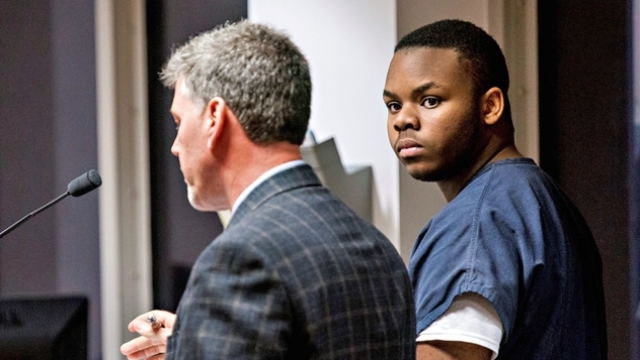 Malachi Love-Robinson, accused of impersonating a doctor, appears in court.