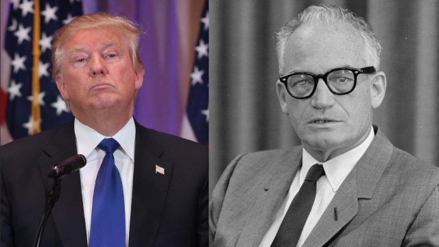 Donald Trump and Barry Goldwater
