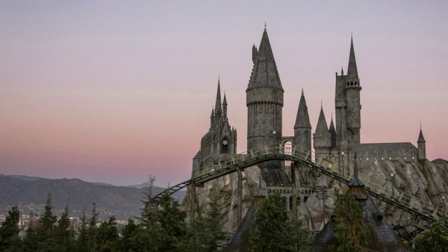 Hogwarts Castle at the Wizarding World of Harry Potter in Universal Studios Hollywood