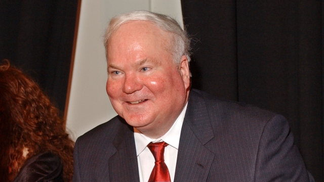 Author Pat Conroy attends a benefit reading for Frank Muller hosted by Stephen King at Town Hall February 2, 2002 in New York