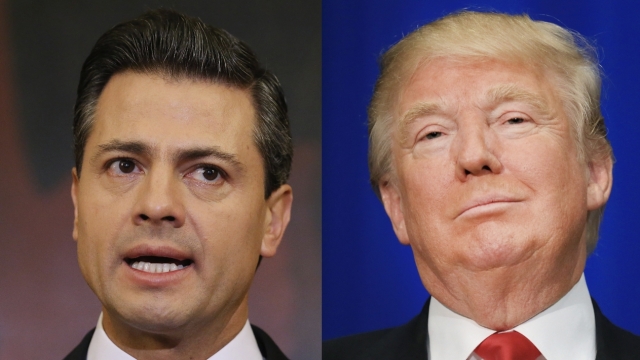 Enrique Peña Nieto and Donald Trump